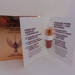 3 X CHARLOTTE TILBURY AirBrush Flawless Lipstick Pillow Talk 0.03oz/1ml NIB